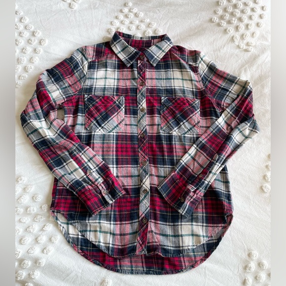 Abercrombie & Fitch Plaid Flannel Shirt - Picture 1 of 10